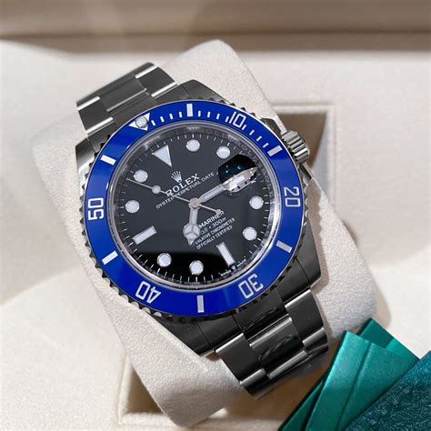 rolex submariner date white gold